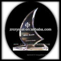 design attrayant blanc trophée en cristal X063